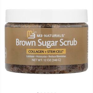 M3 Naturals Brown Sugar Body Scrub collagen